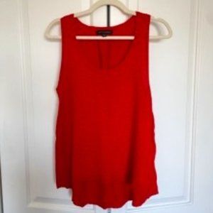 Banana Republic, sleeveless flowy sweater tank, red, Size S